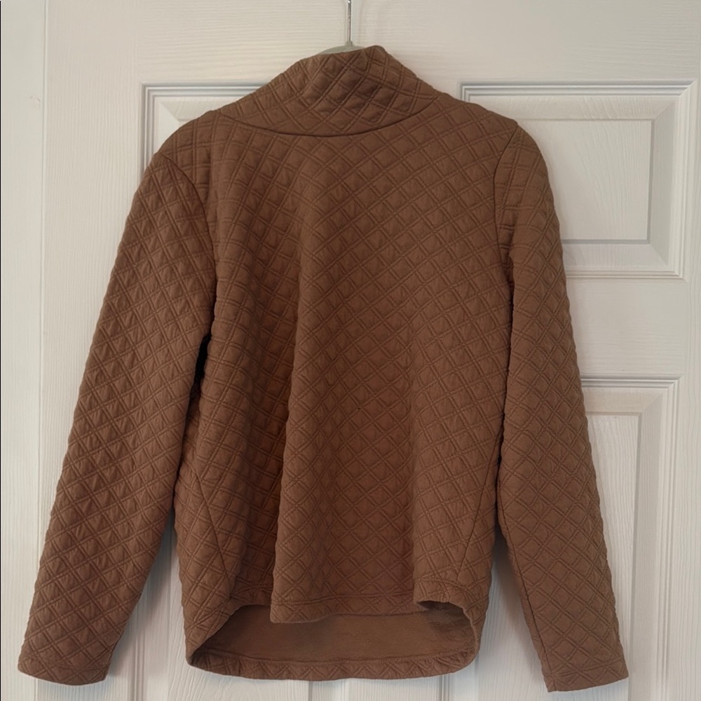 Brown Quilted top